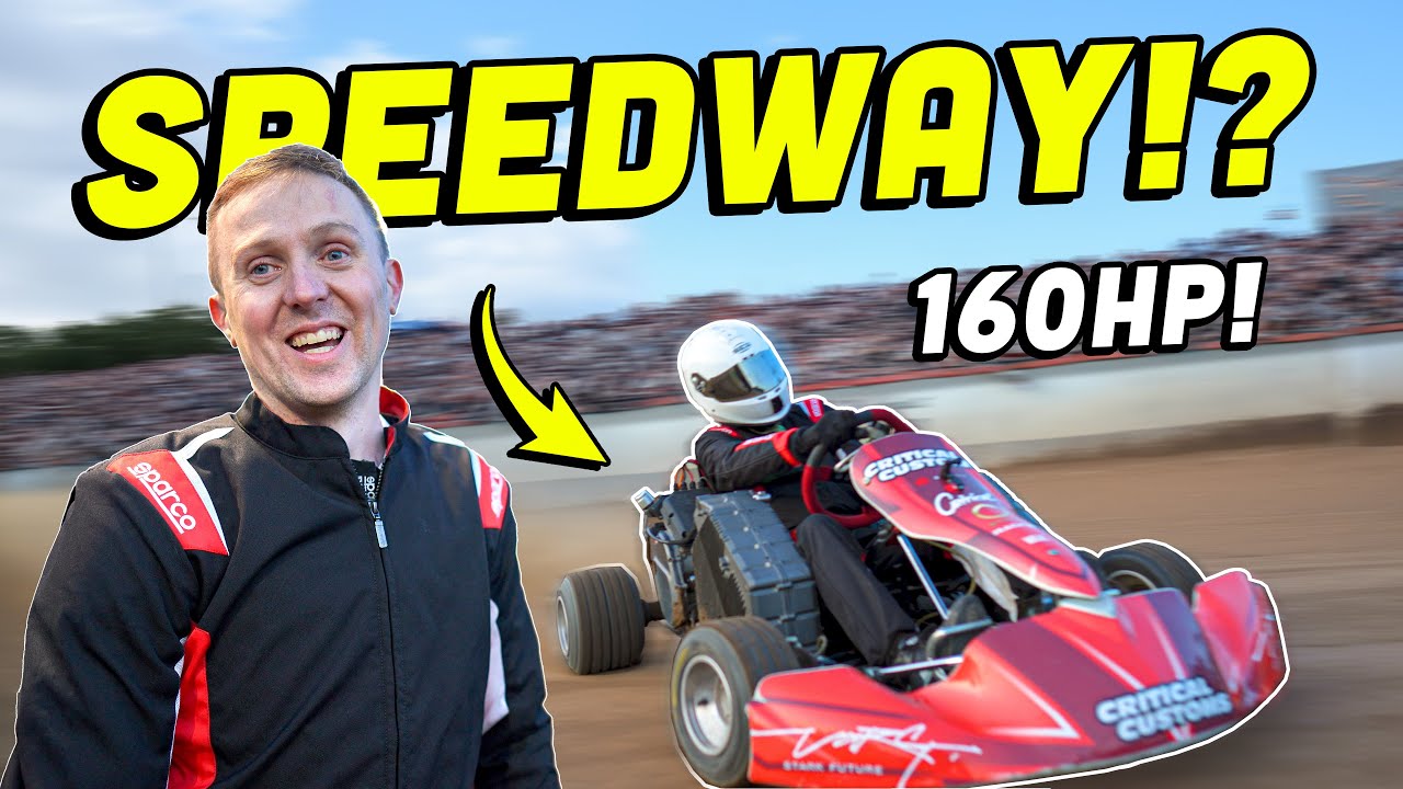 Go-kart på Speedwaybanan! Polisen stoppar oss. Galen helg!
