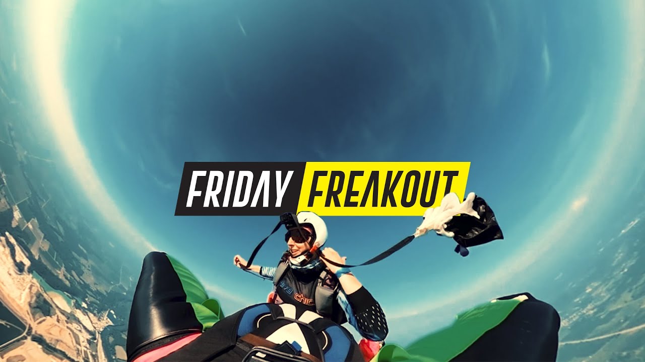 Friday Freakout: Wingsuit Rodeo Gone Wrong, Bridle Wraps Around Skydiver's Neck... Twice!