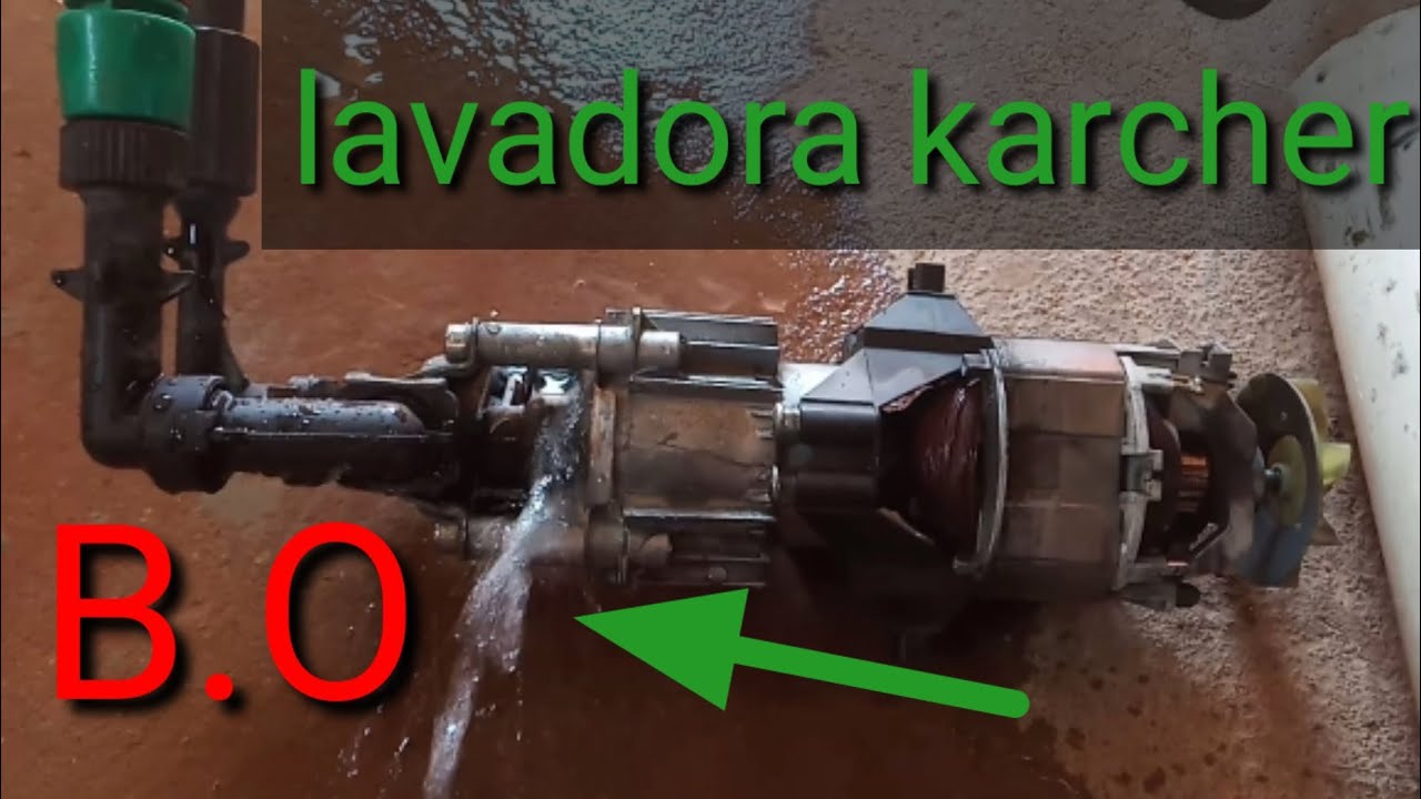 Manutenção e troca dos retentores, vasamento de água na lavadora de alta pressão (karcher)
