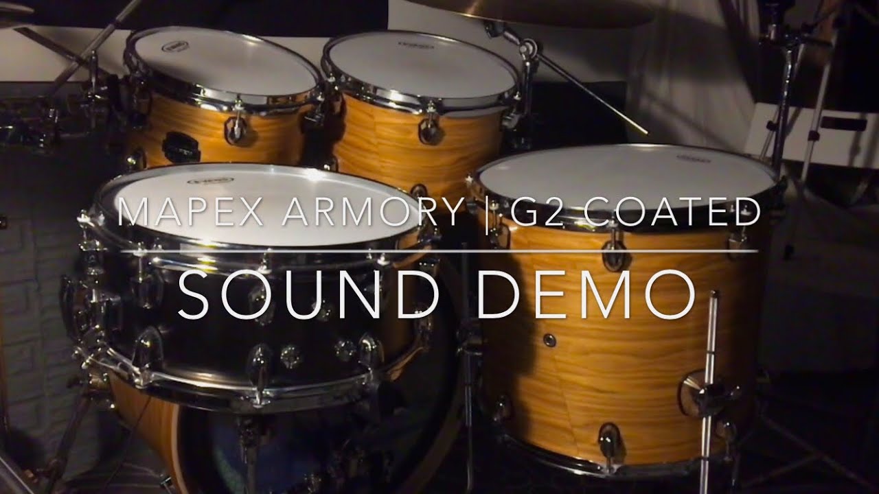 Mapex Armory in Desert Dune | Black Panther Wraith | Evans G2 Coated | Sound Demo