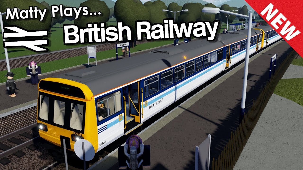 Matty Plays: British Railway | A NEW Roblox Train Game!