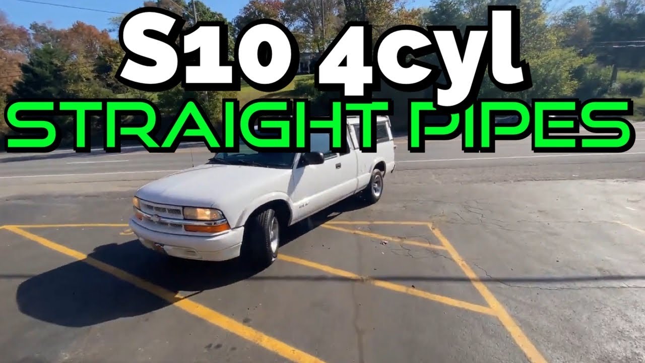 2002 Chevy S10 4cyl EXHAUST w/ STRAIGHT PIPES!
