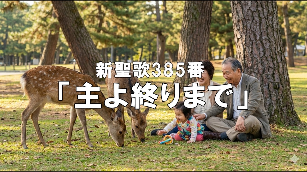 「主よ終わりまで」新聖歌385番　歌詞付き
