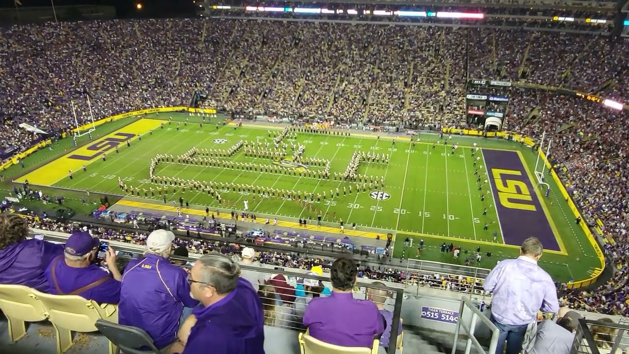 LSU Band Halftime Field show 
