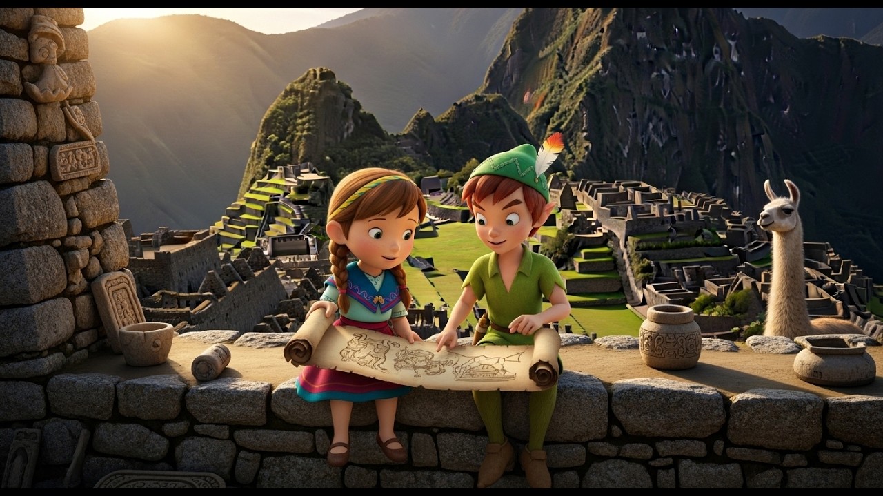 Heidi Machu Picchu’da | Peter Pan ve Alpaka ile Eğlenceli Tarih Macerası | Çocuk Hikayesi