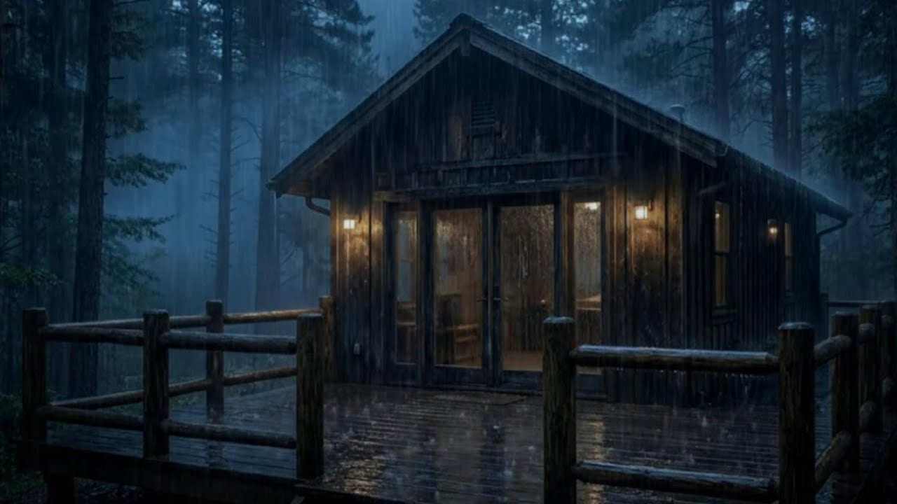 Peaceful Forest Rain 🌲  A Quiet Night for Deep Rest