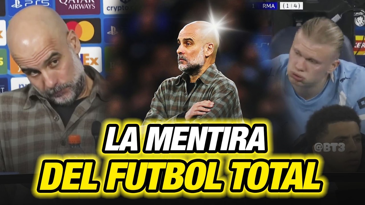 Guardiola LLORO HISTÓRICO y DEBEN ECHARLO del CITY 1-2 MADRID (1-5)