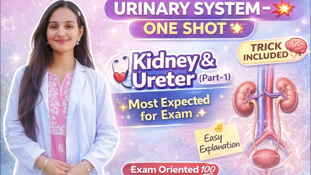 Urinary System Anatomy in Hindi | Kidney, Ureter, Bladder Complete Explanation #anatomy #bams