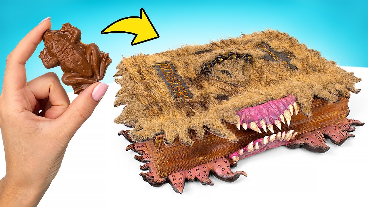 Transforming A Box Into A Fairy Book Of Monsters!