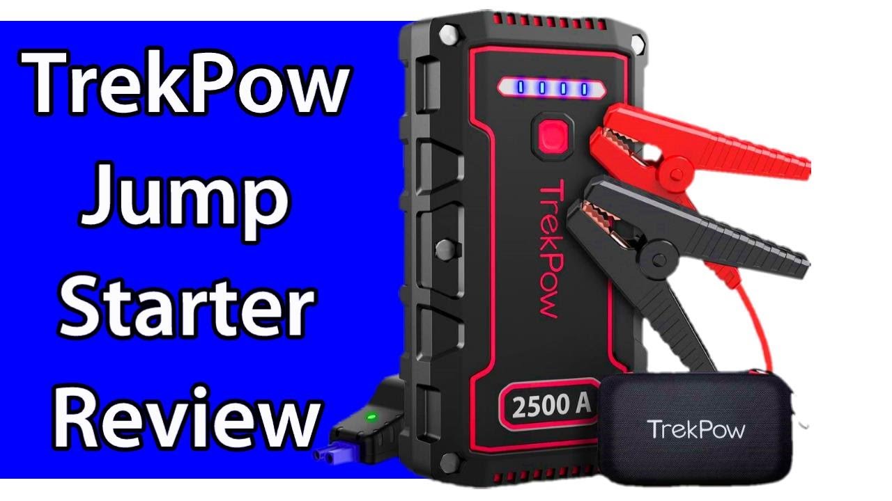 Powerful & Safe TrekPow TJ2500 2500A Portable Battery Jump Starter - Get Peace Of Mind On The Road
