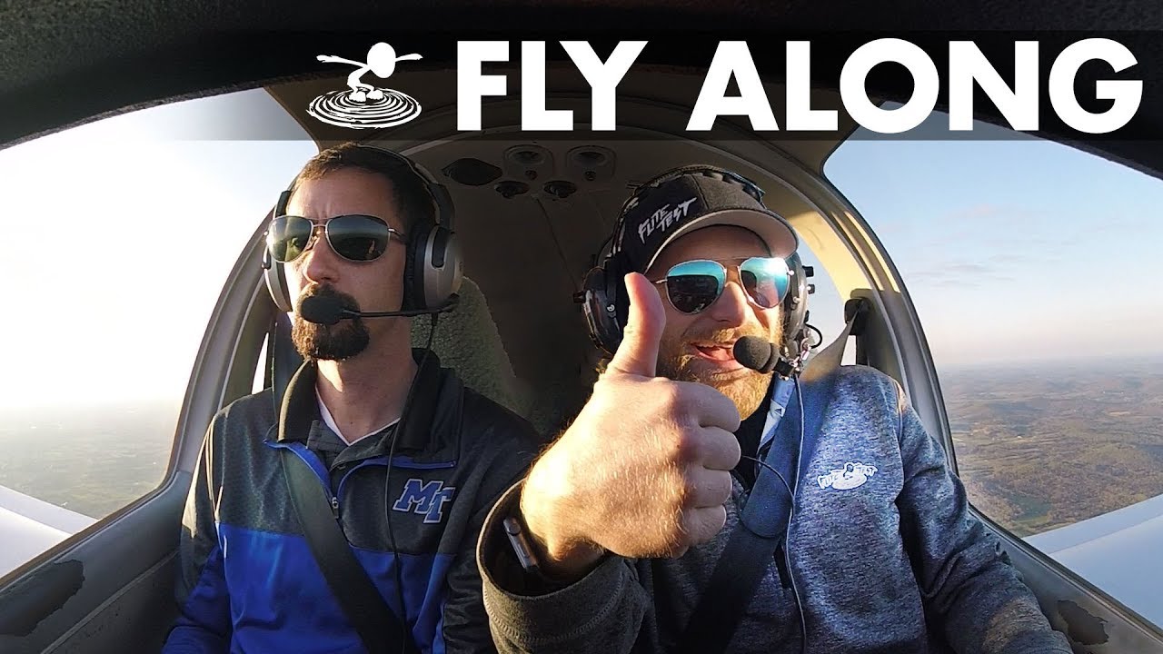Pilot Program Fly-Along | Stefan Pilots a Diamond DA-40! - MTSU