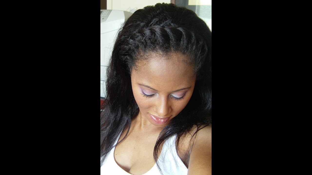 Easy Flat Twist Head Band/ Protective Styling