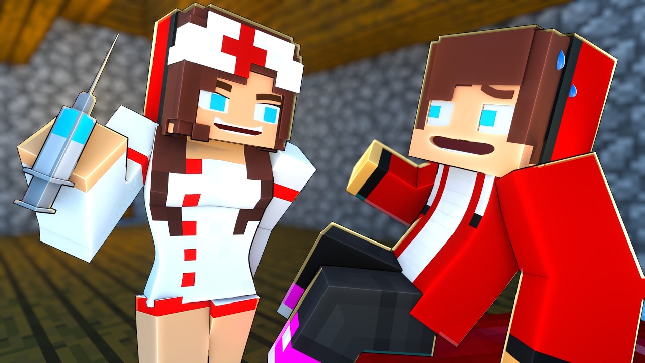 JJ Girl Became Nurse - Maizen Minecraft Animation