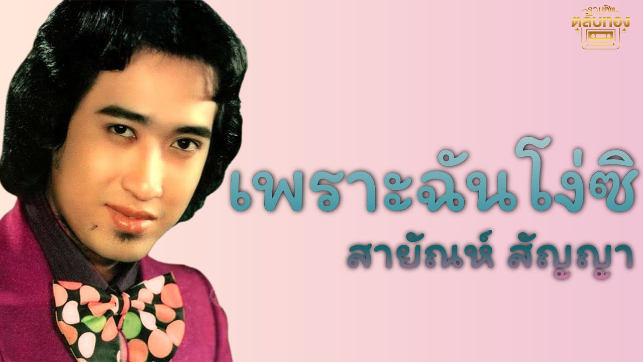 เพราะฉันโง่ซิ  - สายัณห์ สัญญา [Official Audio] | รวมฮิตตลับทอง
