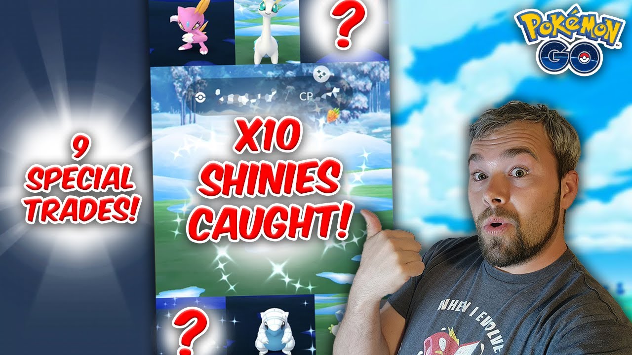 We got VERY Lucky! 10+ Winter Holiday Event Shinies Caught! (Pokémon GO)