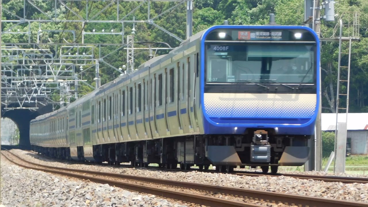 E235系1000番台クラF-37編成(+J-33)快速千葉行走行音
