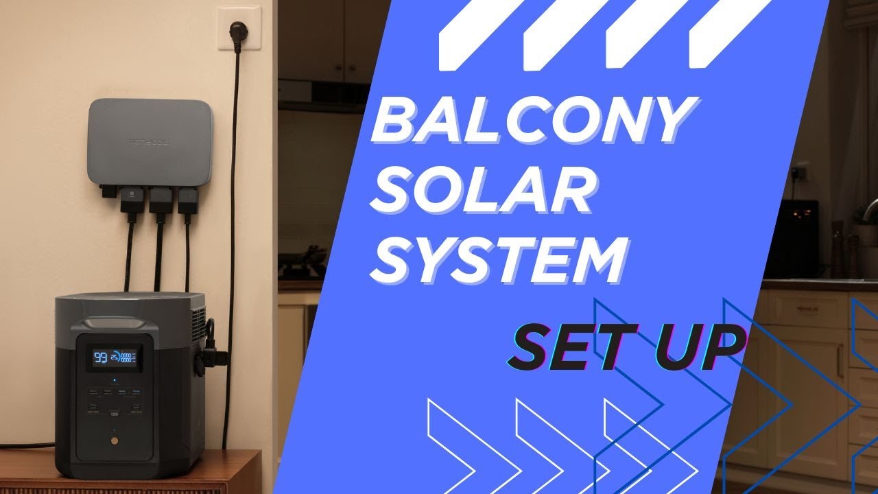 Как установить балконную солнечную систему EcoFlow PowerStream