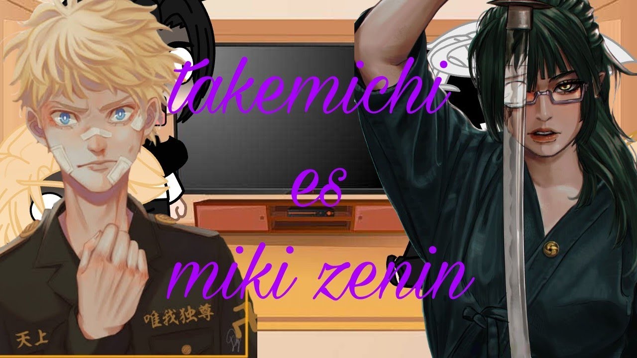 Mikey's reagindo a takemichi as maki Zenin 《srta.fada