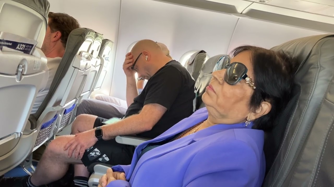 IMG 2688 Aruna & Hari Sharma in Business Class Takeoff Flight LH190 Frankfurt to Berlin Aug 10, 2025