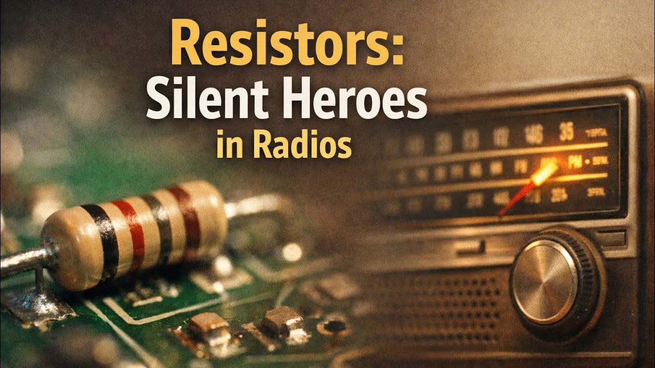 रेडियो में रेजिस्टर क्या करते हैं? Part 2: Radio Basics - Resistors |
