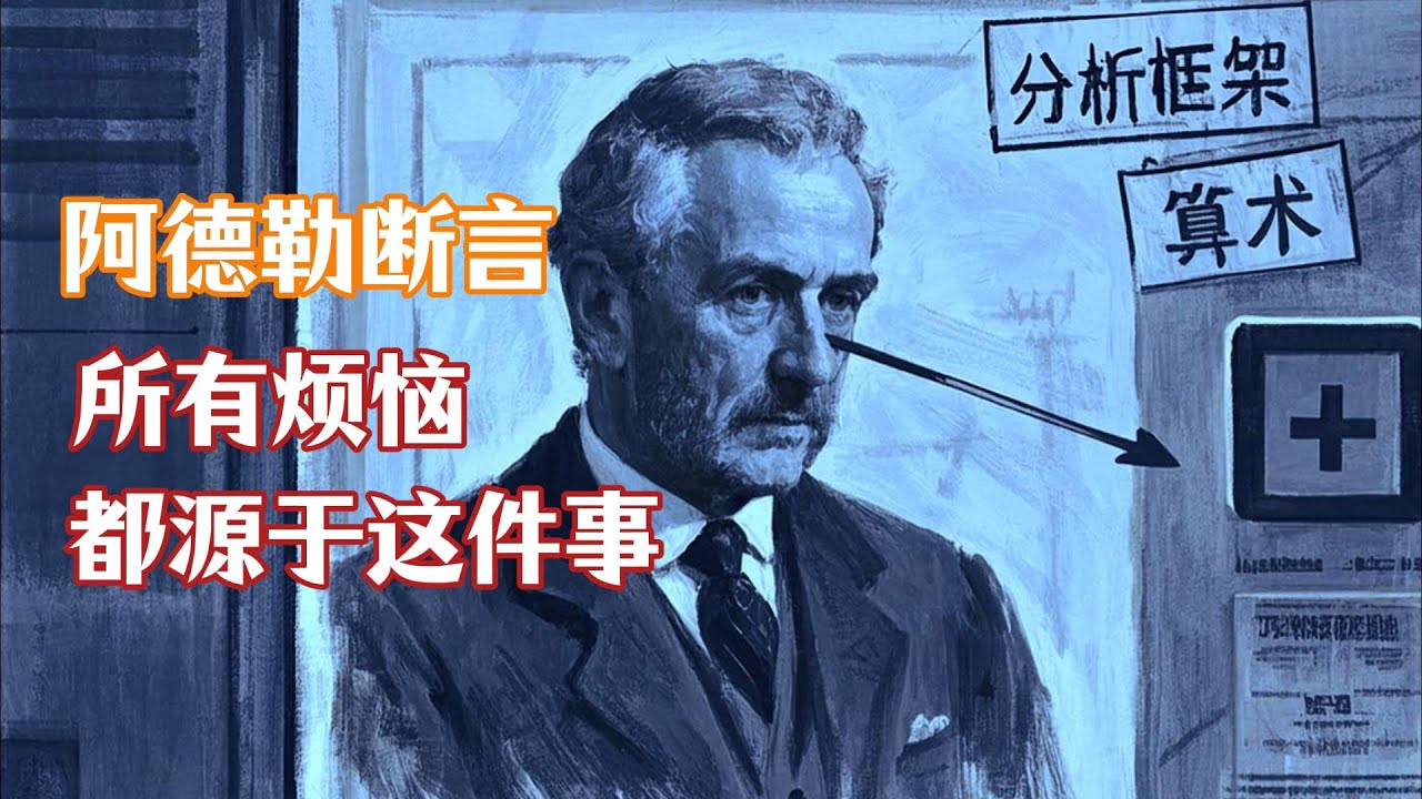 心理学大师阿德勒的断言：你的所有烦恼，都源于这件事。#心理学 #个人成长 #认知 #人性智慧 #精读好书