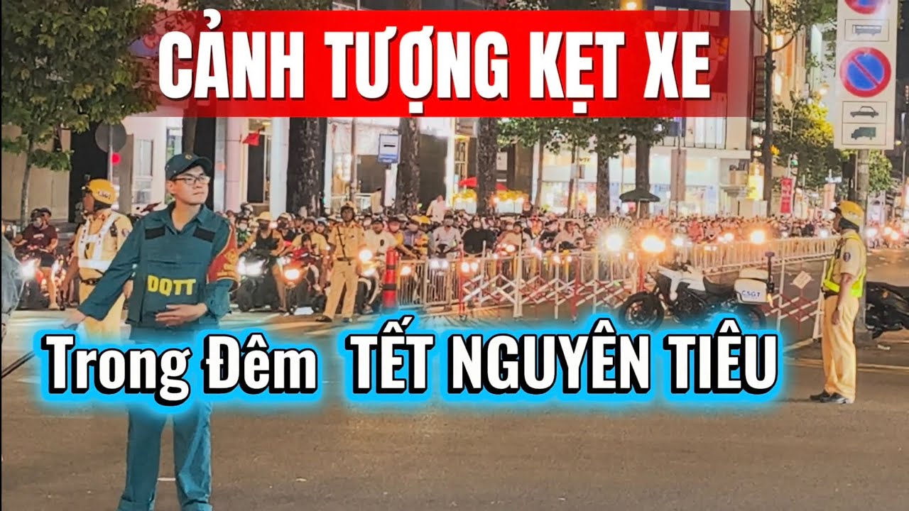 Tết Nguyên Tiêu Quận 5 Tphcm kẹt xe kéo dài #tintucchannel #tintuc #baodantri #thuataixe 