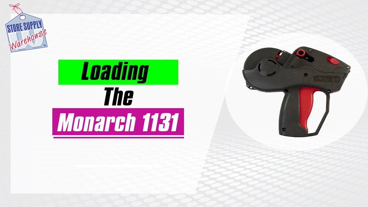 How to Load the Monarch 1131 Pricing Gun like a Pro!
