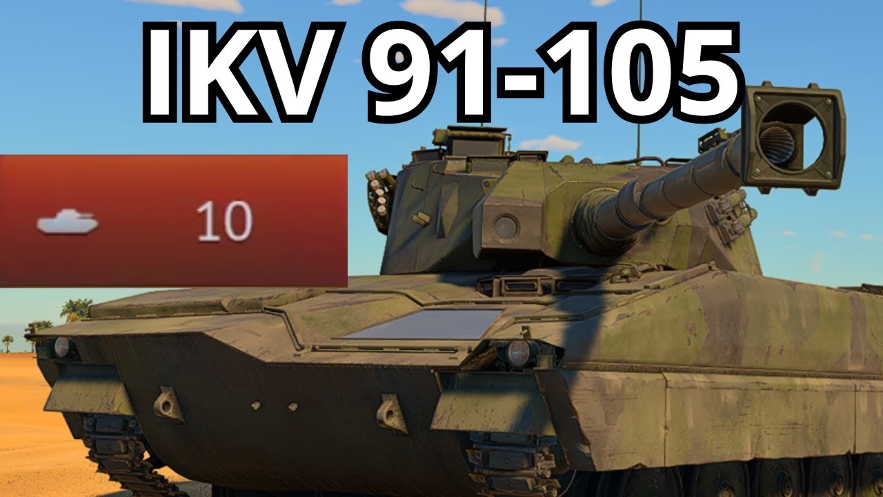 Этот танк просто великолепен | IKV 91-105 | War Thunder