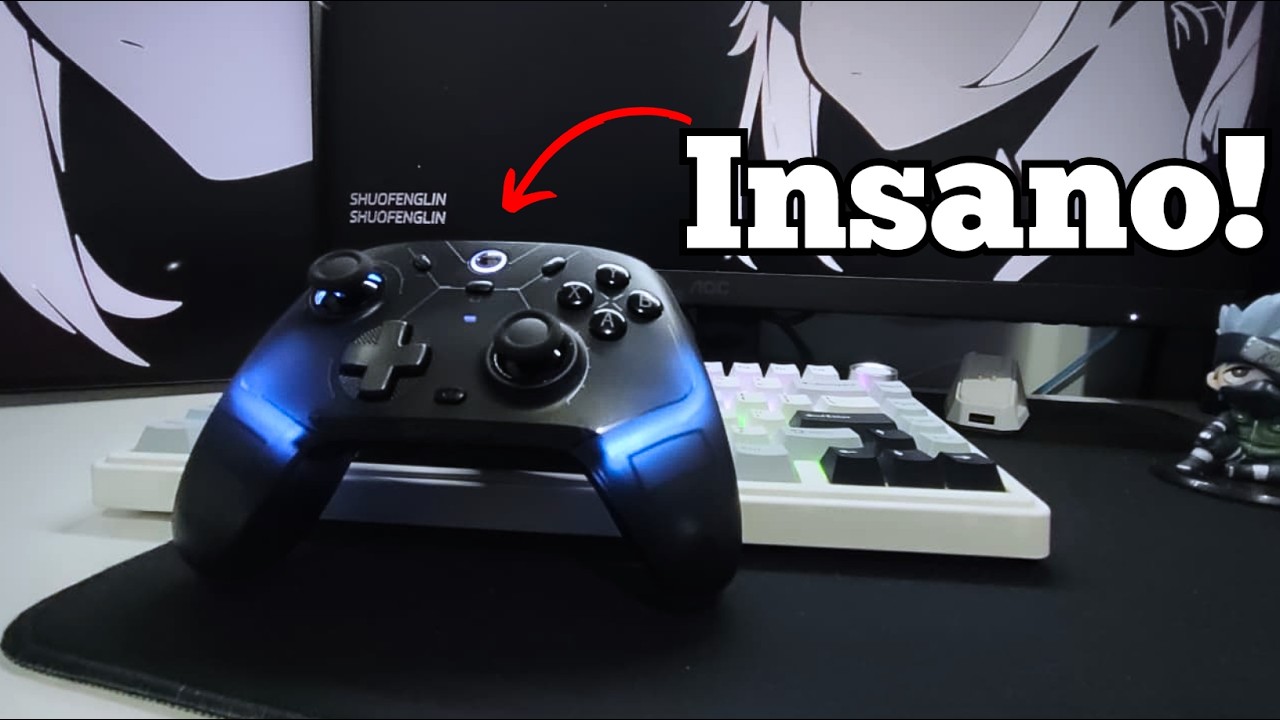 O controle perfeito para seu setup gamer? Gamesir Cyclone 2!