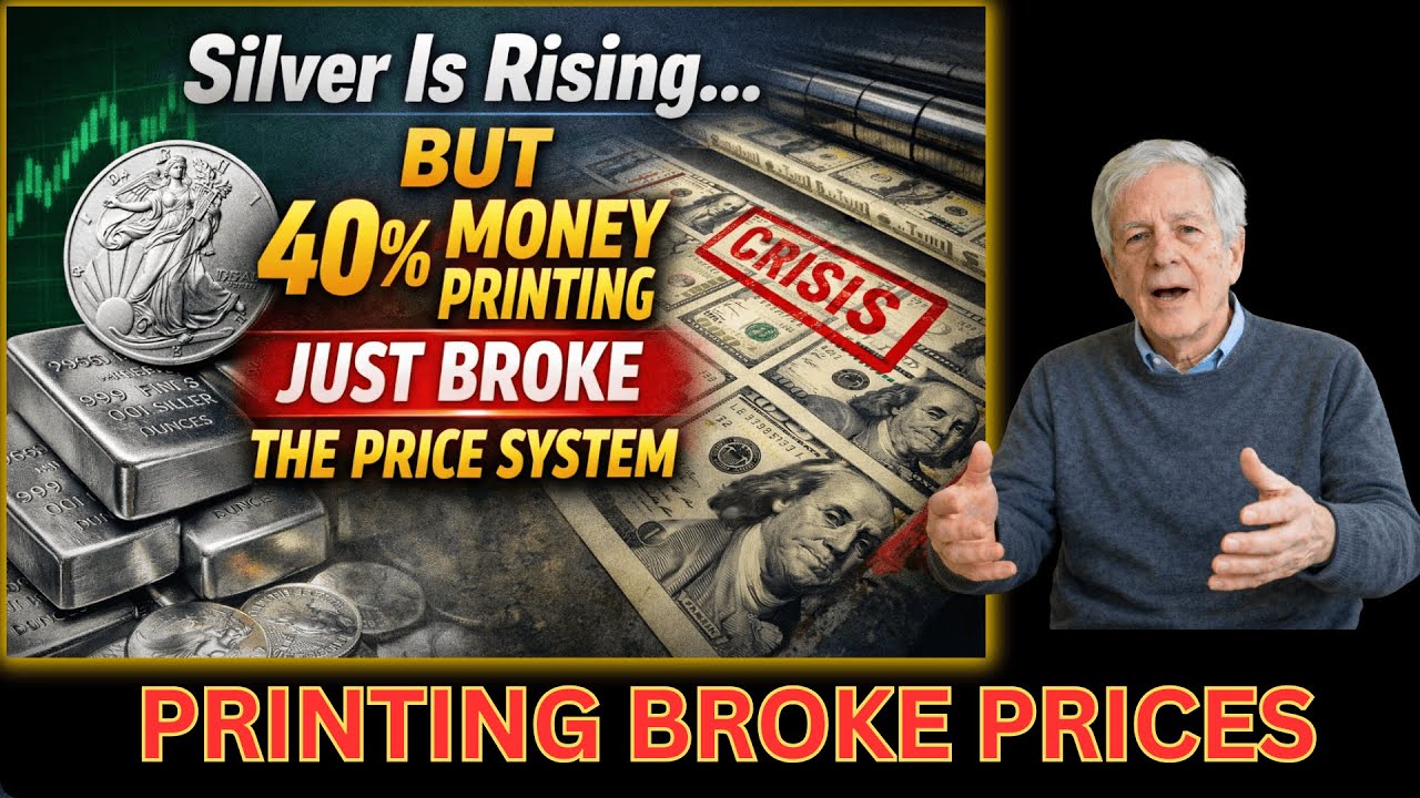 Silver Is Rising. But 40% Money Printing Just Broke the Price System