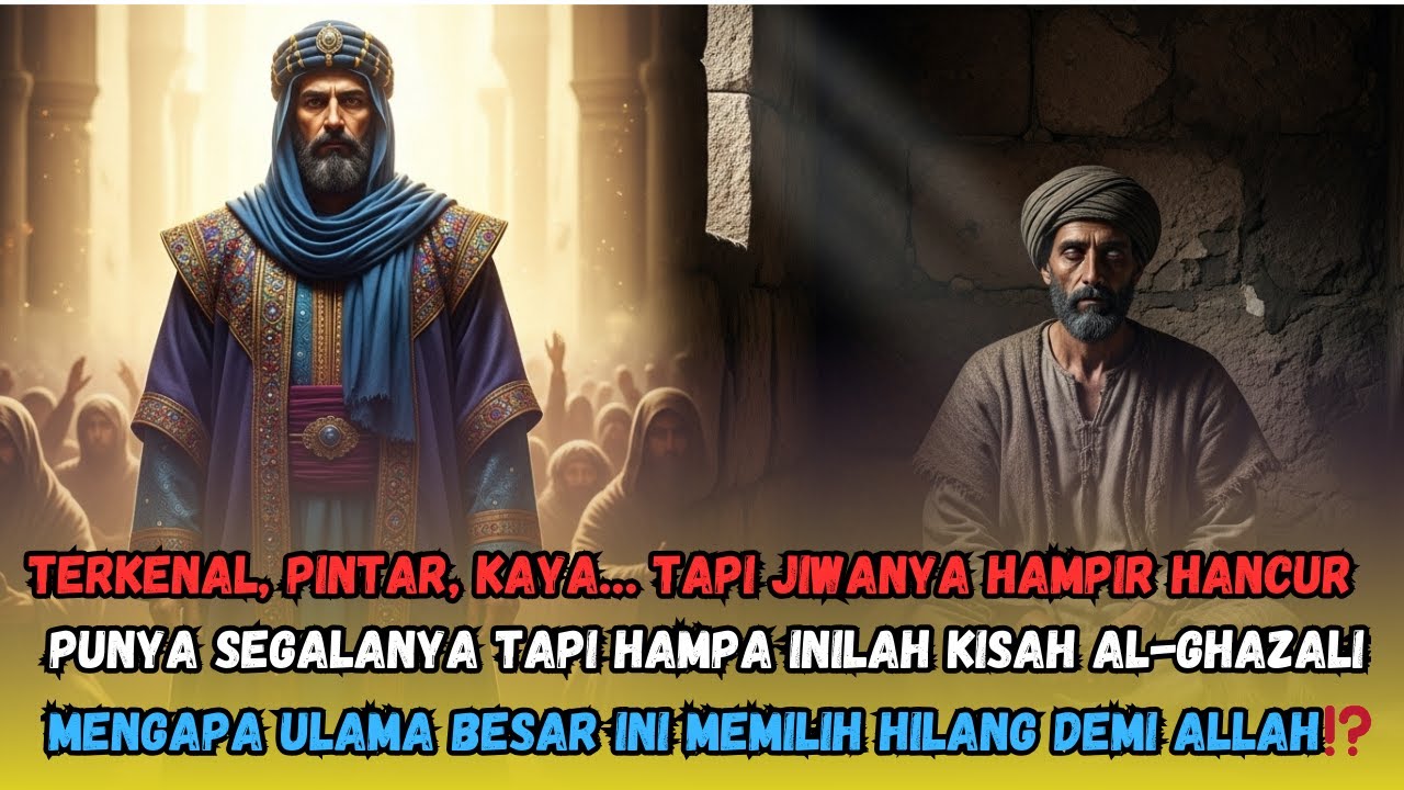Ulama Besar yang Meninggalkan Dunia Demi Mencari Keikhlasan | Imam Al-Ghazali ⁉️