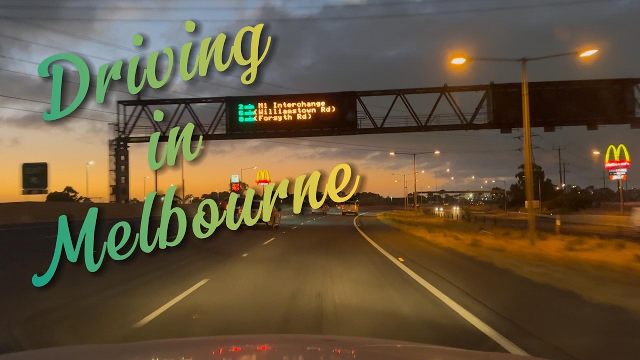 Driving in Melbourne – Saturday Morning | A Beautiful Dawn in Melbourne