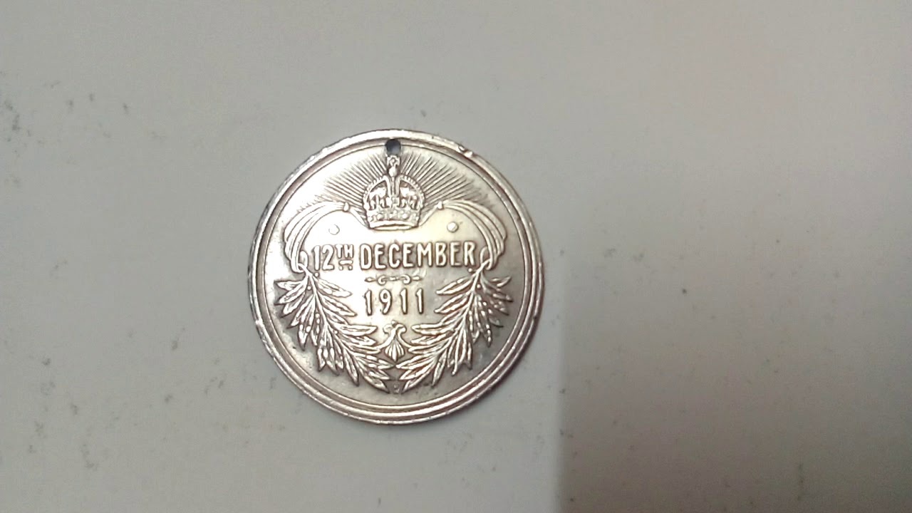 King George 5 and Mary 's comemorative coin(12 December 1911)