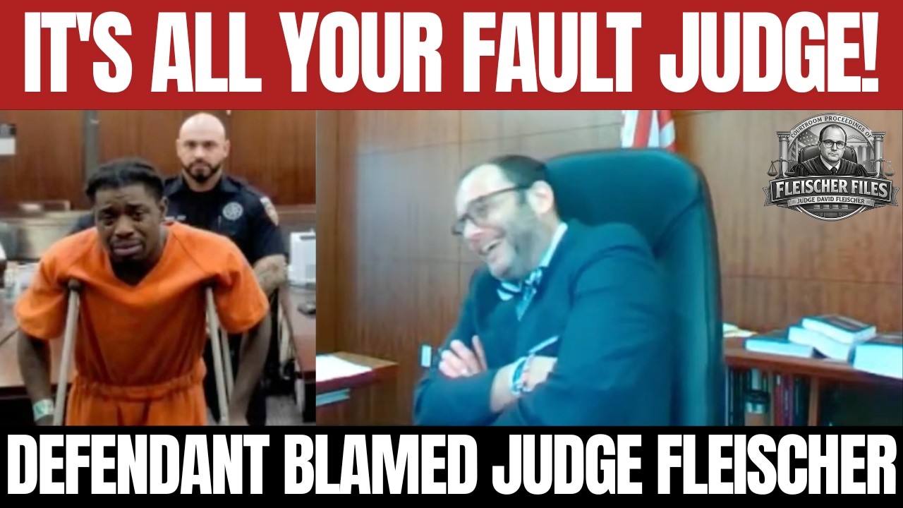 Judge Fleischer GOES OFF on Defendant Big Mistake of Blaming Judge For His Own Life Choices