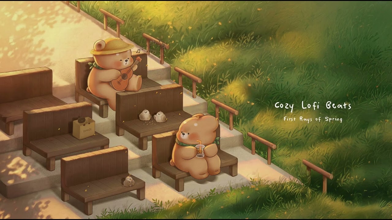 立春之歌 Spring Vibes 🎵 🧸Soft Lo-Fi Jazz BGM for Study, Work & Travel [1 HOUR]