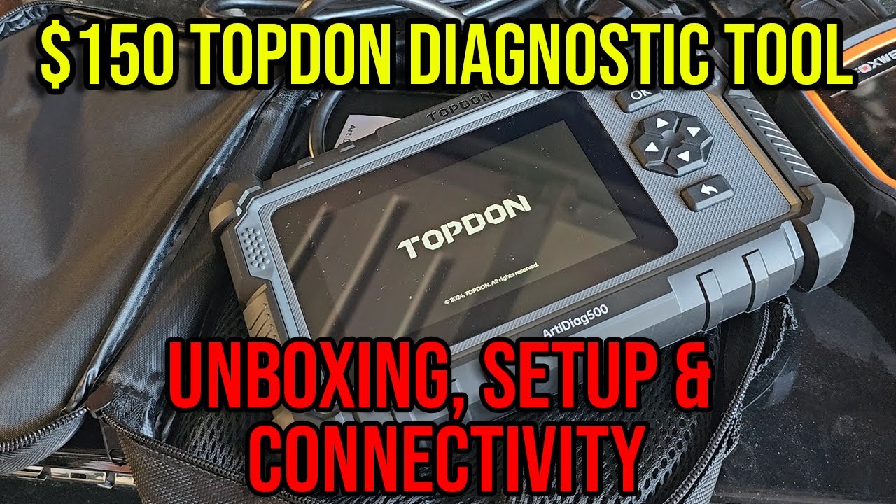 TOPDON ARTIDIAG 500 $150 CHEAP DIAGNOSTIC TOOL. UNBOXING, SETUP, CONNECTIVITY AND FIRST IMPRESSIONS