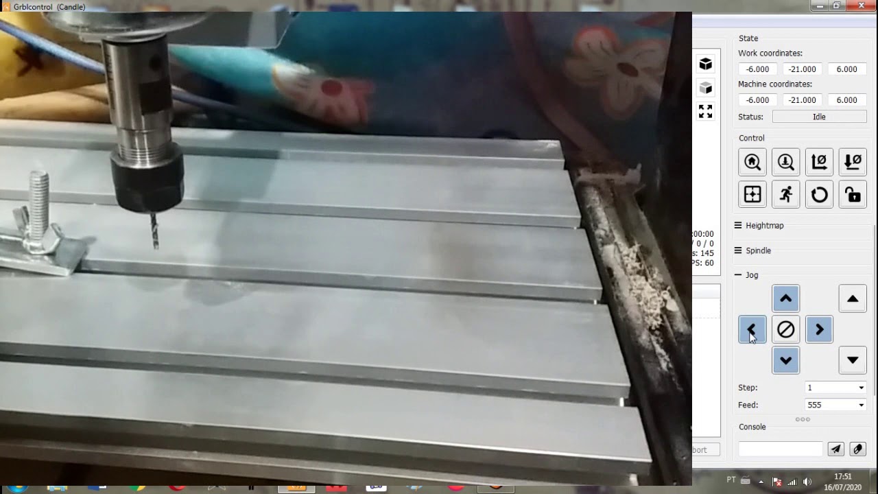 CNC 3018 Com os Eixos Invertidos - Conserto Fácil e Rápido  (Easy and Fast Repair)