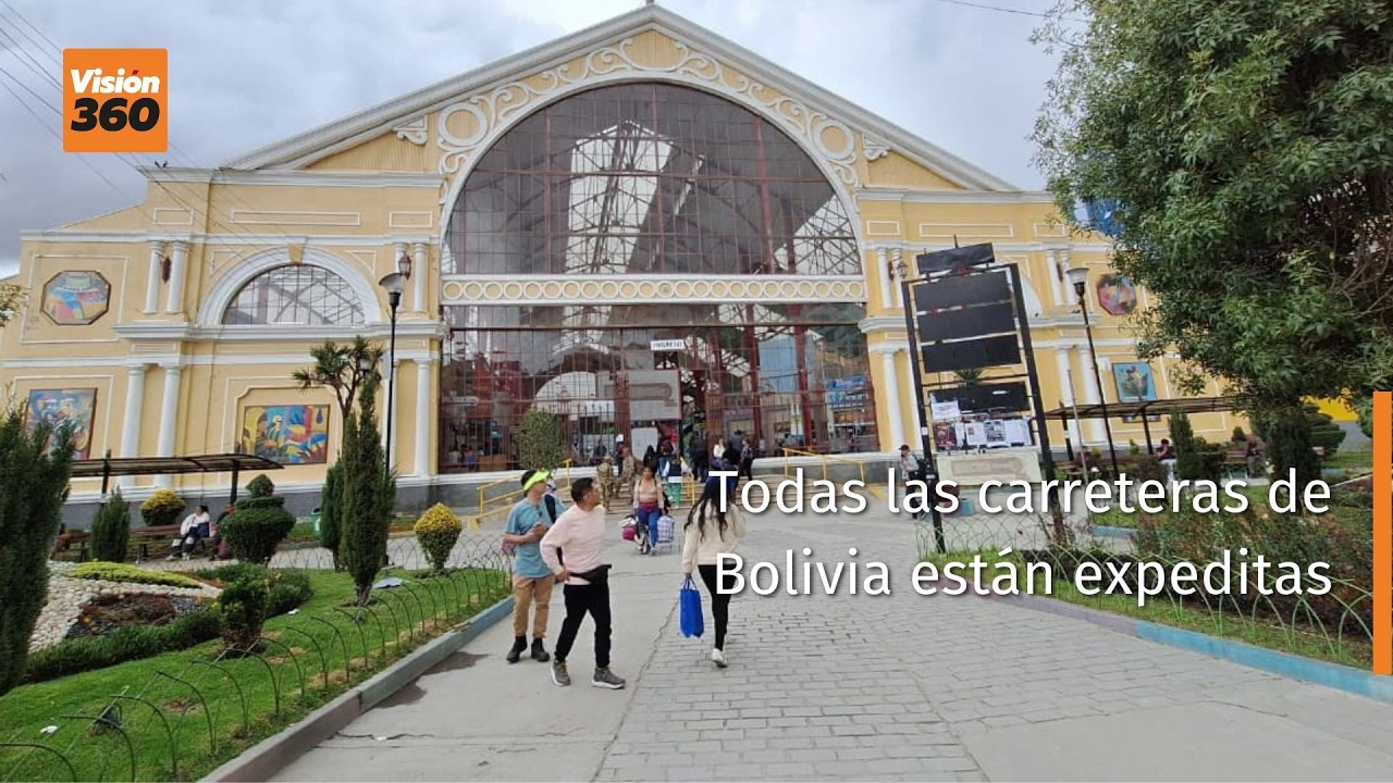 Todas las carreteras de Bolivia están expeditas