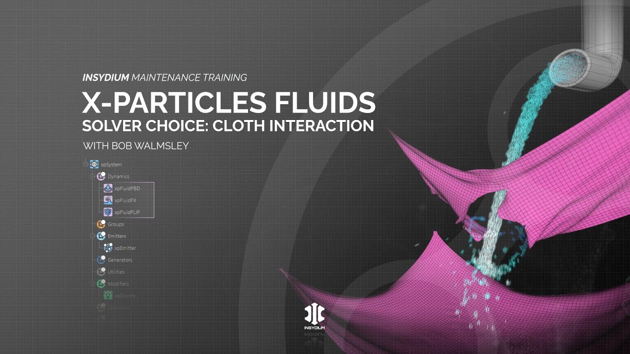 Maintenance Training - Dynamics - Fluids - Series 1 - Solver Choice: Cloth Interaction