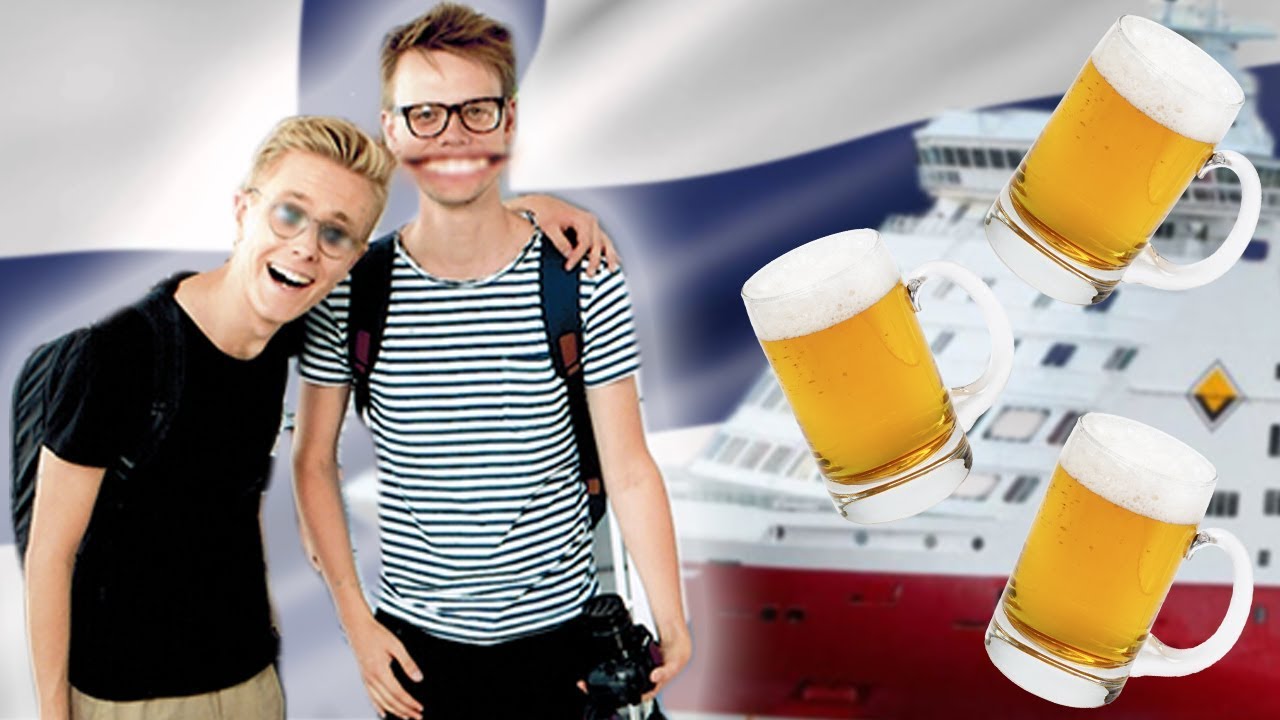 Linus och Ludwig åker Finlandsfärja