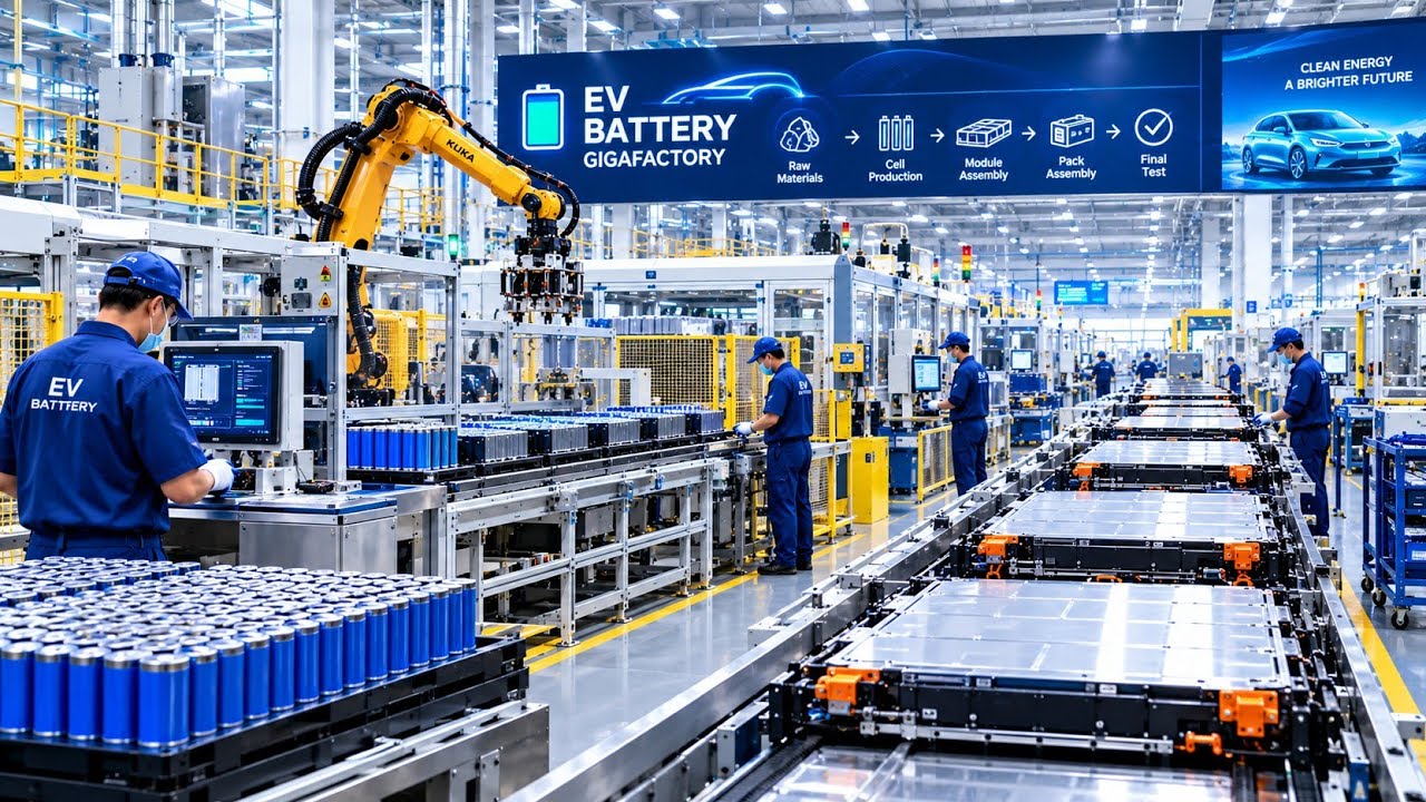 How EV Batteries Are Made &mdash; Inside a Massive Gigafactory