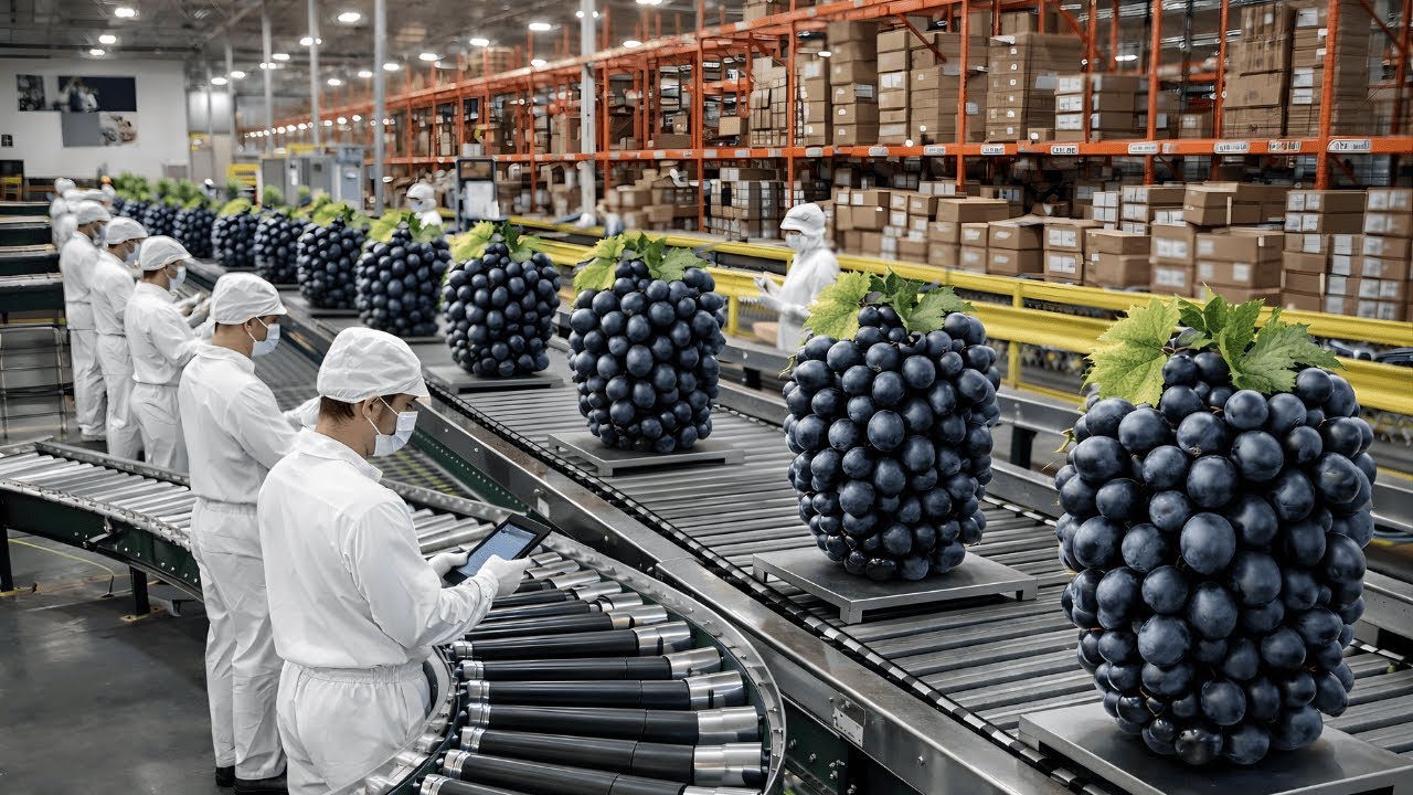 Inside a Modern Dried Grapes Plant: From Vineyard Grapes to Supermarket Packs (Full Process)