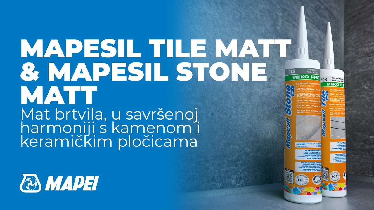 Mapei | Mat mase za brtvljenje | Mapesil Tile Matt & Mapesil Stone Matt