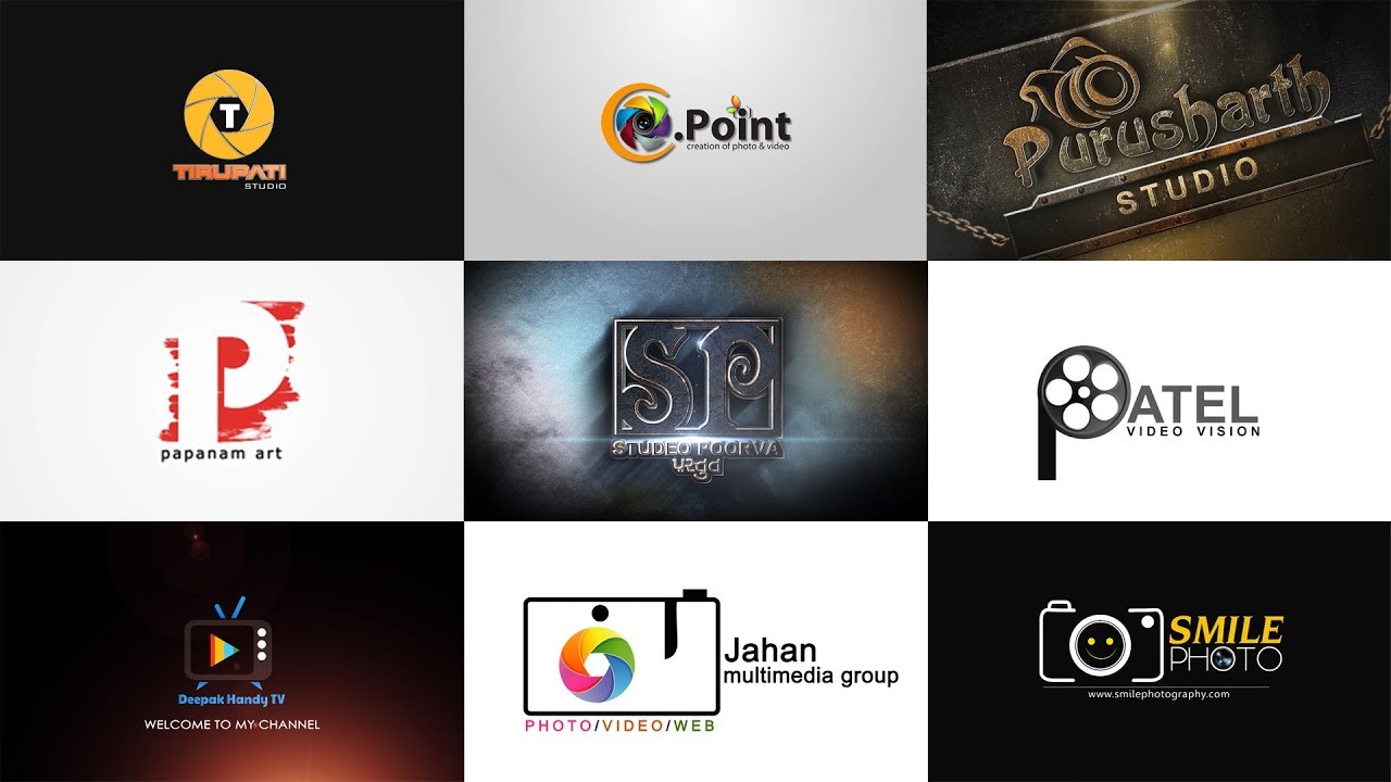 Best Photography and Videography Logo II After Effects Animation II Mas Studio