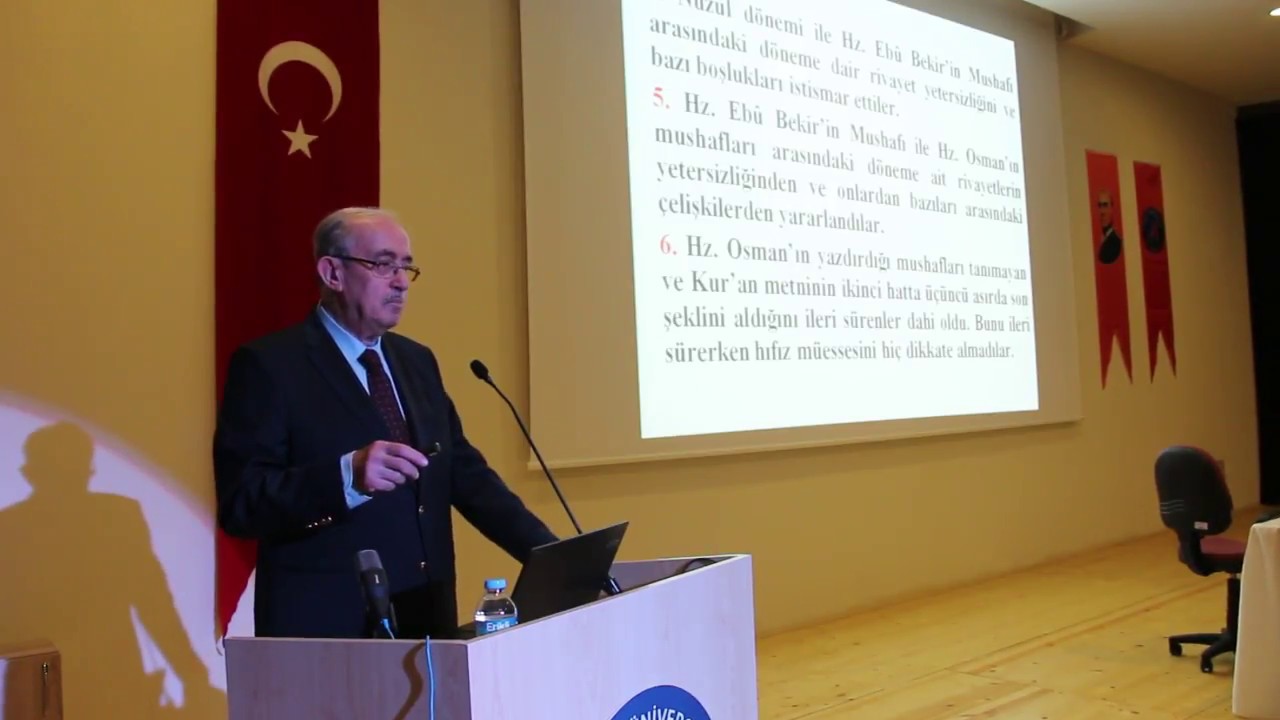 Mushaf Tarihi Çalışmaları Bağlamında Son Yüzyıl Oryantalizmi - Dr. Tayyar Altıkulaç