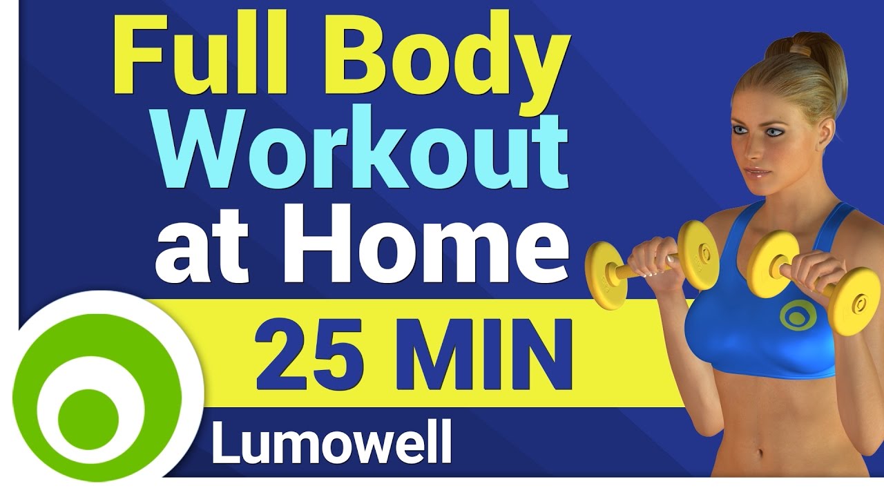 Full body workout at home with dumbbells for women