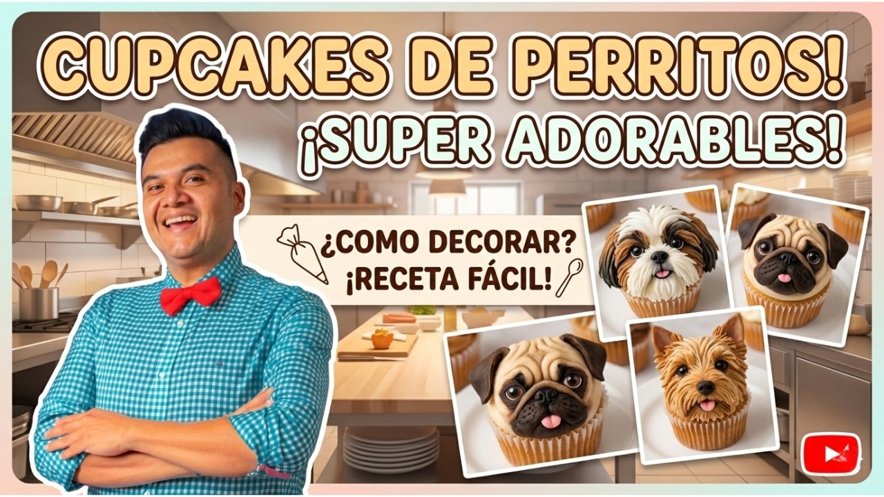 CUP CAKES DECORADOS (PERRITOS)
