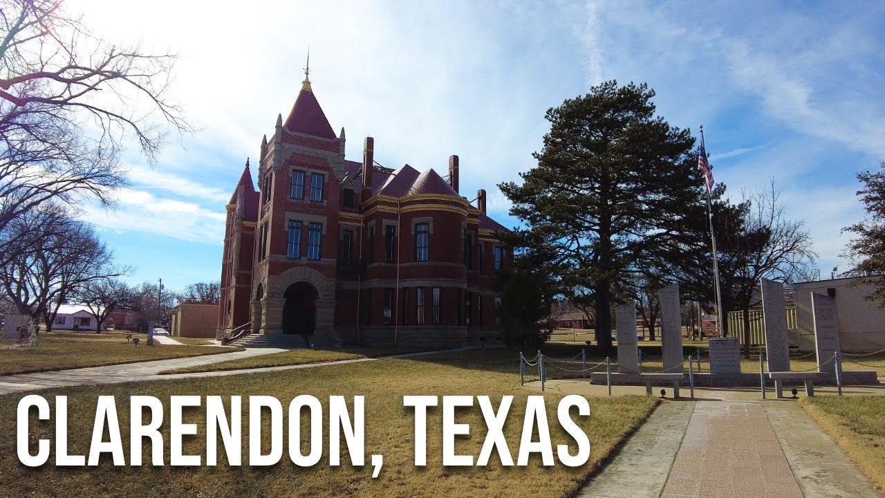 Clarendon, Texas! Drive with me through a Texas panhandle town!