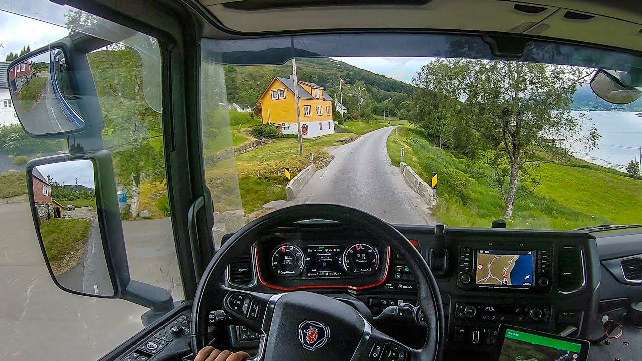 POV Driving Scania S520 - Along the Vanylvsfjorden