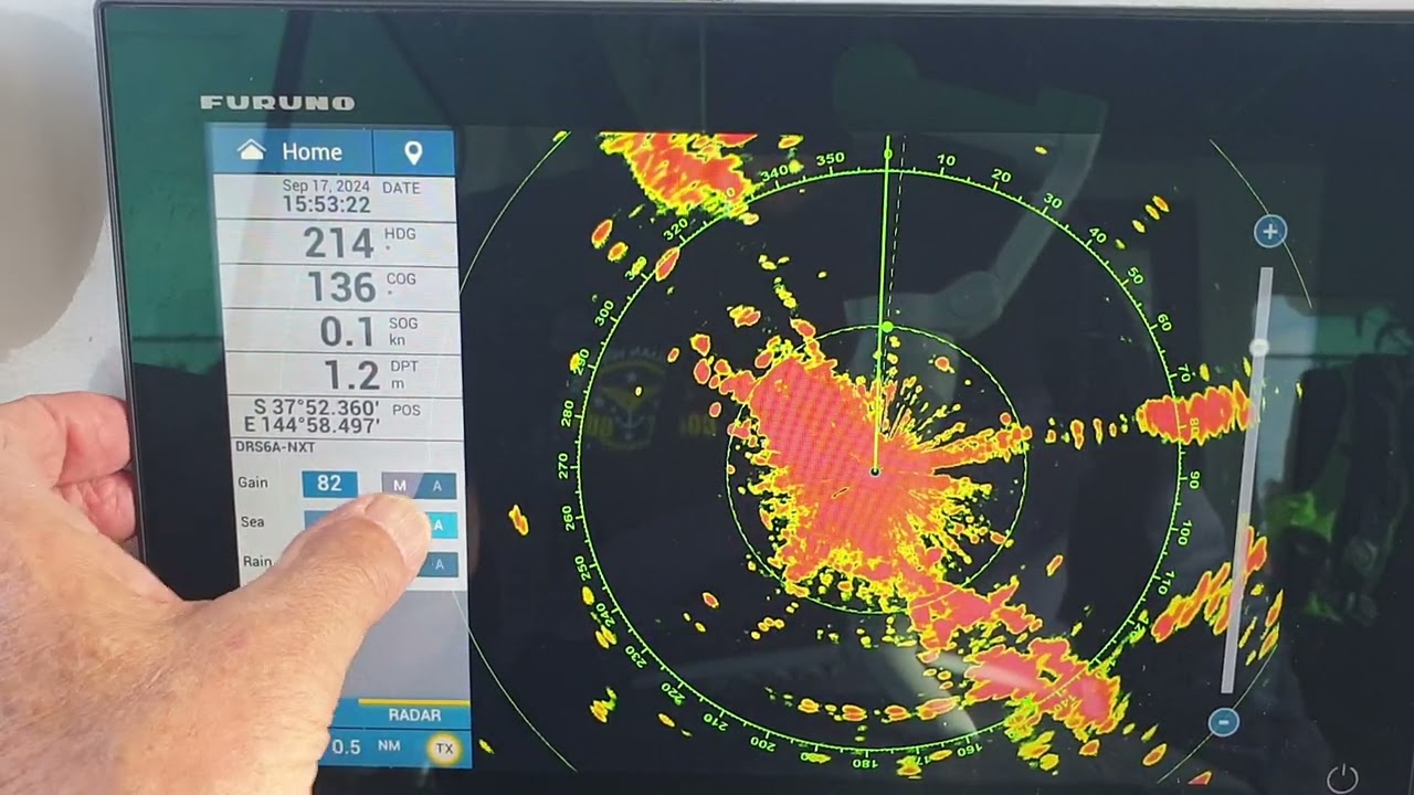 FURUNO RADAR - MANUAL TUNING